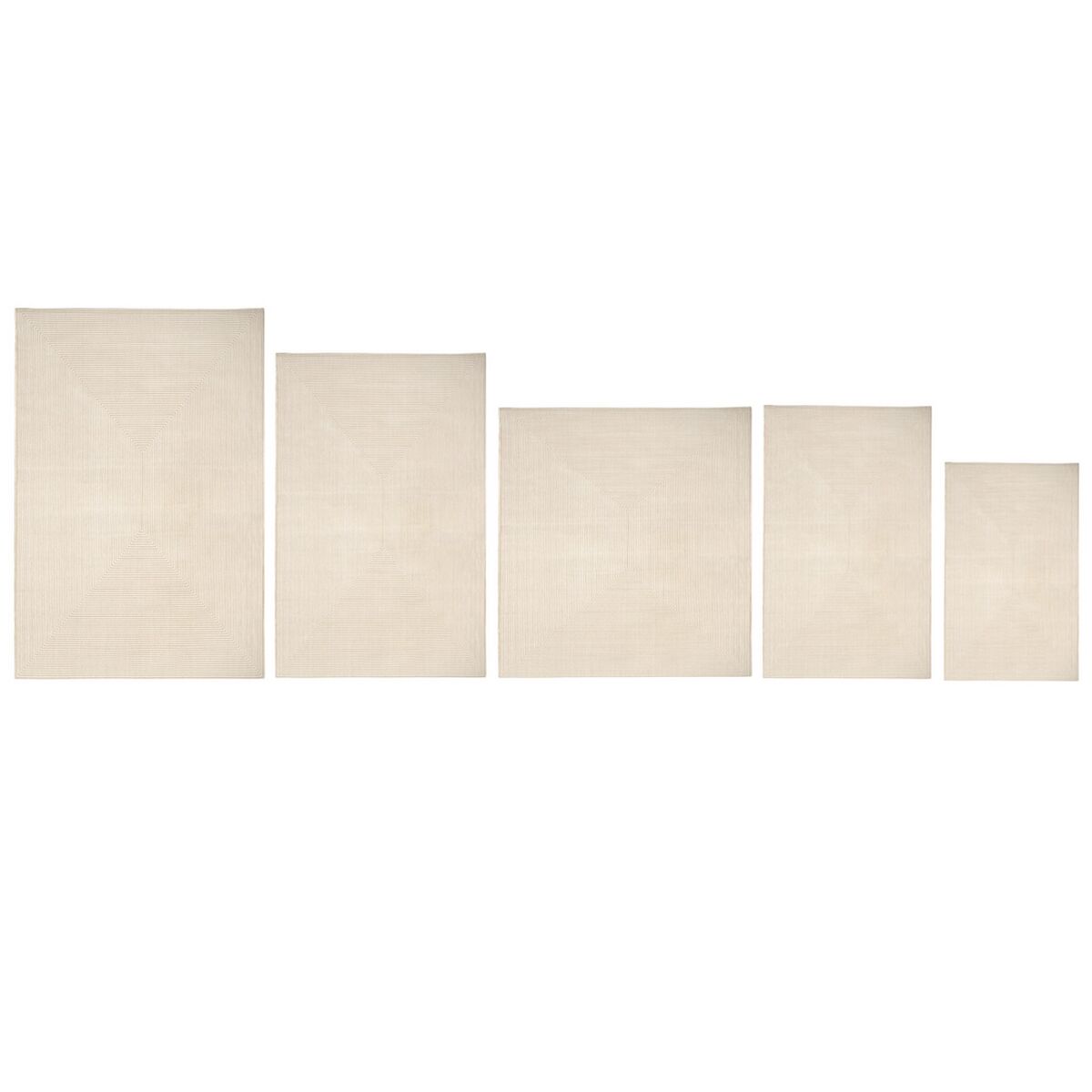 Tappeto per Esterni Quadro 230 x 160 x 0,5 cm Marrone